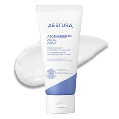 AESTURA jar front view showing compact packaging and balm benefit