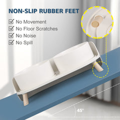 AHX non-slip feet and base view demonstrating stable anti-skid support for floors