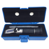 aichose refractometer front view showing dual-scale and portability benefits