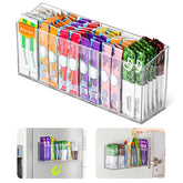 AIEVE front view showing clear six-compartment organizer for quick selection