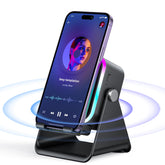 AIKELA front view showing speaker and stand, clear hands-free convenience