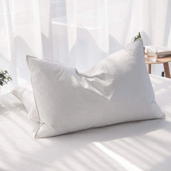 AIKOFUL front view of queen pillow set showing plush hotel-style benefit