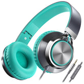 AILIHEN C8 front view showing grey mint cups and on-ear comfort for easy listening