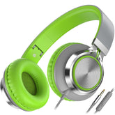 AILIHEN front view greygreen headphones showing design and comfortable fit