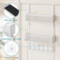 Aimeaihe close-up of mesh basket holding keys and sunglasses, shows easy-access storage benefit