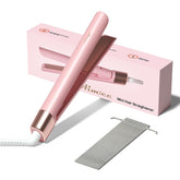 AIMSEE mini flat iron front view showing compact travel-ready design and color