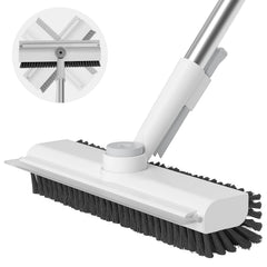 AIR U+ front view of scrub brush showing 3-in-1 head and handle, durable cleaning