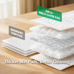 AIR U+ double-box pull-out opening preserving pad wetness