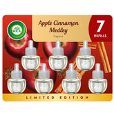 Air Wick front packaging showing apple cinnamon fragrance and benefits