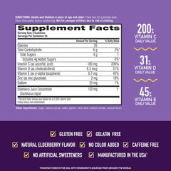 Airborne label close-up highlighting ingredients and vitamin blend for transparency