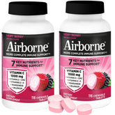 Airborne front packaging Very Berry showing tablet count and benefits
