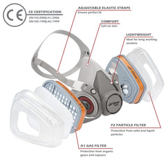 AirGearPro M-500 side view with attached filters highlighting protection