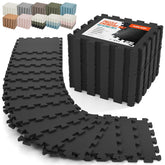 AIRHOP front packaging showing 18-piece puzzle mat set and benefits