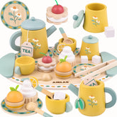 Airlab front view of tea set packaging showing complete kit and colors