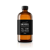 Air-Scent bottle front label showing Capri Brezza 500 mL and clear branding benefit