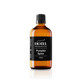 Air-Scent front label showing pumpkin cinnamon vanilla and 120 mL, clear benefit scent clarity