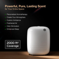 Airversa ANW 400 mL oil bottle close-up highlighting long runtime benefit