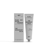 AKT deodorant balm front packaging showing tube and branding for quick recognition and trust