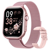 AKUMAKA G62 front display showing colorful watch face and benefit of clear viewing