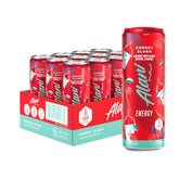 Alani Nu front can view showing cherry slush design and instant recognition