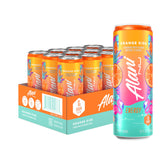 Alani Nu front packaging showing Orange Kiss benefit of sugar-free energy
