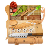Alas sushi set front packaging showing full 20-piece kit benefits