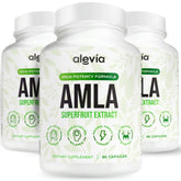 Alevia front packaging showing bottle and label for clear product ID and benefits
