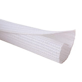 Alex Tech front roll view showing white 25ft sleeve for neat cord bundling