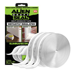 ALIEN TAPE front packaging showing 3-roll 49-foot kit and key features