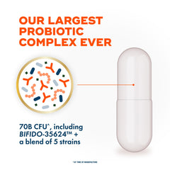 Align capsule opened to show contents emphasizing potency and quality benefit