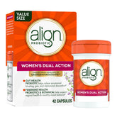 Align front packaging showing the dual action probiotic benefits