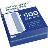 Alitte front view of envelope showing clean white exterior and professional look