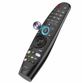 Alizen remote front view showing buttons and ergonomic shape for easy control