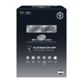 Aller-Ease front view of queen zip-off protector showing fitted look and comfort benefit