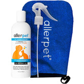 Allerpet front bottle 12 oz showing label and easy application benefits