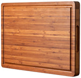Allsum front view of board showing cutting surface and finish, durable prep benefit