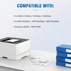 ALLWORK 58A close-up of patented chip demonstrating printer compatibility benefits