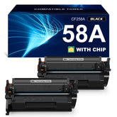 ALLWORK 58A front packaging showing two black cartridges and value benefits