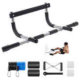 ALLY PEAKS front view of pull up bar showing sturdy frame and multi-grip options for secure workouts