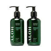 ALŌH front packaging two-pack showing labels and scent benefits