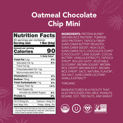 ALOHA close-up of oats and chocolate chips highlighting natural ingredients and flavor
