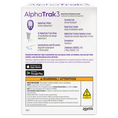 AlphaTRAK test strip close-up emphasizing precise sample port and reliability