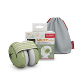 Alpine Muffy Baby front view showing padded ear cups and calm benefit