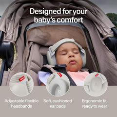Alpine Muffy Baby close-up of soft cushion for delicate ear protection