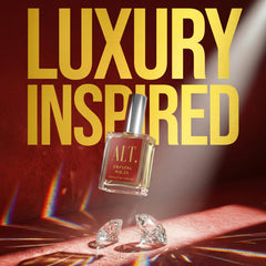 ALT. FRAGRANCES close-up spray head captures fine mist for precise, economical application