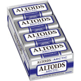 ALTOIDS Arctic front tin showing compact design and easy portability