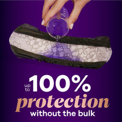 Always Discreet core illustration showing RapidDry gel locking wetness