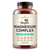 AMANDEAN front bottle view showing magnesium complex for brain and sleep support