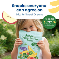 Amara toddler hand holding melts promoting pincer-grip development