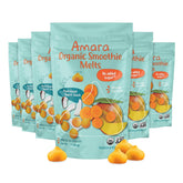 Amara front packaging showing mango carrot melts and benefits